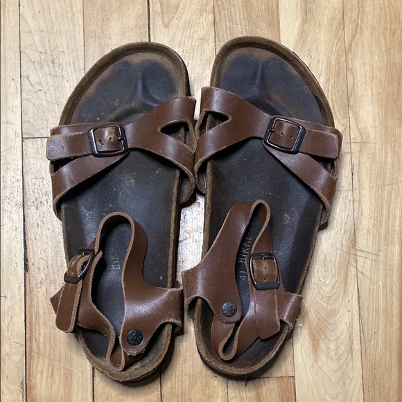 Birkenstock Shoes - Birkenstock Bali Oiled leather Habana EU 41